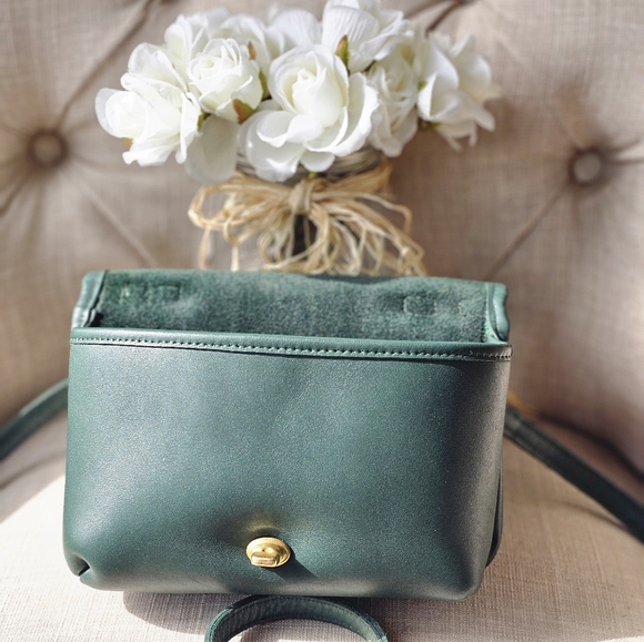 Vintage Coach Casino Crossbody Shoulder Bag Purse # 9924 ( Jade ) - Picture 10 of 12